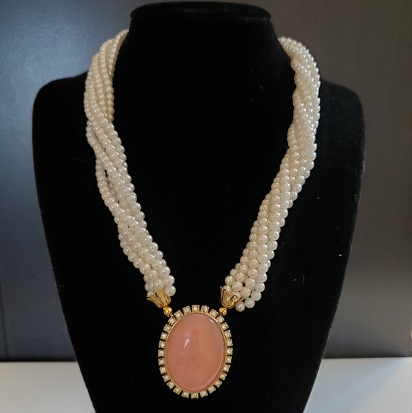 Vintage Pearl Chocker Necklace - Picture 2 of 6